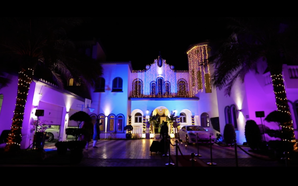 Lighting villa Wedding Mehendi Dubai planner